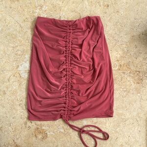Saints 21 ruched tube top (S)